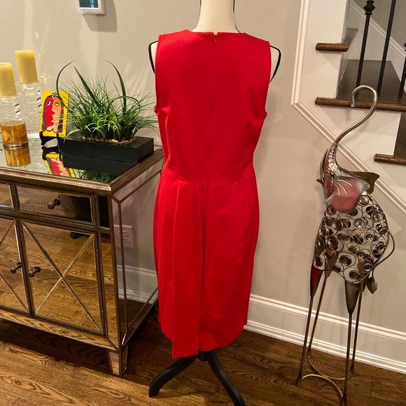 NWT Banana Republic Red Sheath Dress-Size 14 - Picture 2 of 8
